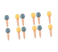 HANABASS 3 Set Dispositivo Irrigazione Automatica per Piante da Dosatore Gocciolatore Regolabile Ceramica E TPR Annaffiatura Lenta E Prolungata per Bonsai E Giardinaggio Domestico 4 Pezzi*3