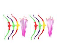 HANABASS 3 Set Giocattoli Tiro Ad Arco All Forma Colori Casual Accessorio per Attività Competitiva e Divertimento Colore Casuale