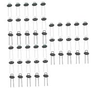 HANABASS 3 Set Picchetti da Giardino U Shape per Fissaggio Telo Pacciamatura Bordatura Aiuole e Prato Sintetico Chiodi da Resistenti con Punte Smussate per Installazione Stabile di Tappeti