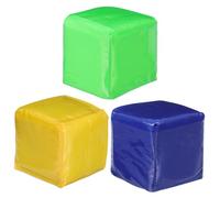 HANABASS 3pezzi Dadi Grandi Con Tasche Trasparenti Gioco Educativo Te Per Apprendimento Visivo Coordinazione Occhio-mano e Sviluppo Intellettuale Materiale Sicuro e Portatile