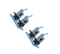 HANABASS 4 Microscopio Mini Blu per Casa delle Accessorio Educativo Kit Scientifico Portatile per Strumento in Miniatura per Scene Sperimentali