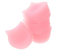 HANABASS 4 Pezzi appoggio per le dita Copertina dito protettore tutore per il pollice Accessori polpastrello per clarinetto coperture del pollice Gel di silice rosa