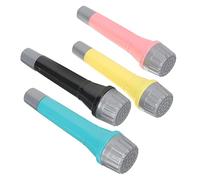HANABASS 4 Pezzi Giocattolo con microfono di simulazione impostore che fa i primi passi sottile microfono giocattolo per supporto per microfono per plastica