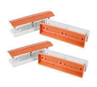 HANABASS 4 Pezzi Mini Stazione Ferroviaria Miniatura per Decorazione Casa delle Accessori per Stazioni Autobus Fotografici Design Realistico e Proporzioni Accurate per