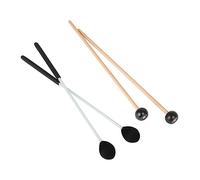 HANABASS 4 pezzi per Xilofono Bacchette e Gomma per Strumenti Percussione per Professionisti e Principianti Suono Pieno e Duraturo per Insegnamento Musicale AI