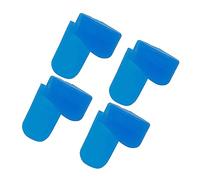 HANABASS 4 Pezzi Poggiapollice Morbido in Silicone per Clarinetto, Cuscinetti di Supporto per Alleviare Fastidio, Accessori per Clarinetto Blu per Studenti