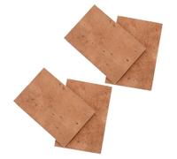 HANABASS 4 Pezzi Sughero Collo Sassofono in Sughero Resistente per Soprano Tenore Tappi per Bocchino Strumento Fiato Sigillatura Anti-perdita Aria e Miglioramento Suono