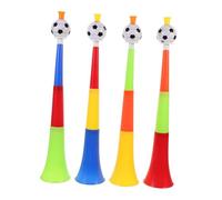 HANABASS 4 Pezzi Tromba da calcio telescopica incoraggiante corno da gioco di calcio corno per eventi sportivi corno di scena esultante fan che applaudono il clacson plastica Colore Casuale