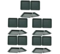 HANABASS 5 Set Vassoi per Piante Quadrati Sottovasi per Fioriere Base per Piante da Ed Esterno per Balcone E Adatto Vasi 4 Pezzi*5