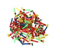 HANABASS 50 Pezzi Giocattoli per il soffio delirio Rumoroso festa del rumore favore del partito del creatore di rumore corni di festa rumori musicali scoppi pvc