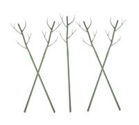 HANABASS 5sets Supporti per Piante Rampicanti Verde Sostegno Robusto per Fioriere da Giardino Arrampicata per Piante da Esterno e Interno Supporto Singolo Facile da Inserire nel Terreno