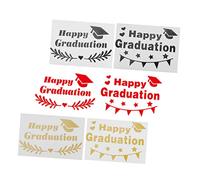 HANABASS 6 Adesivi per Palloncini Decorativi per Stickers per Decorazioni Festive con Motivi per Decorazioni da Te e Atmosfera Festiva