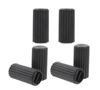 HANABASS 6 Cappucci Freno Bici in Plastica Nera per Cavi Freno Fermo a Vite Laterale per Carrozzina, Accessori per Bicicletta Resistenti Effetto Frenante Stabile