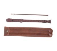 HANABASS 8Foro Flauto Soprano Stile Tedesco per Strumento Musicale per Primi Facile da e Trasportare per Educazione Musicale e Pratica Clarinetto