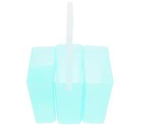 HANABASS Bacinella per Pennelli 3 in 1 Manico, Verde, Plastica | Struttura Smontabile a Tre Scomparti, Portatile per Artisti e Principianti, per Studi Piccoli e Uscite All'aperto