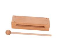 HANABASS Blocco Ritmico in Legno con Bacchette Strumento Percussione Educativo per Sviluppo Ritmo e Coordinazione Facile da Usare per Lezioni Musicali e Divertimento in Classe