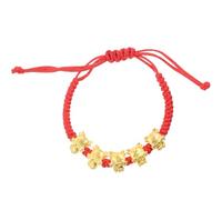 HANABASS Bracciale Donna Dragone Intrecciato Fu Gioiello da Polso Moda Zodiacale Regalo Originale per Anno del Drago Braccialetto Filo e Unico