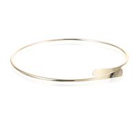 HANABASS Bracciale Rigido Regolabile da Donna in Metallo Superficie Liscia, Bangle Espandibile Semplice per Gioielli da Polso, Adatto per Uso Quotidiano e Look Casual
