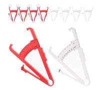 HANABASS Calibro per Misurazione Grasso Corporeo Portatile 10 Pezzi Strumento di Precisione per Spessore Pliche Cutanee Metro a Nastro per Monitoraggio Fitness e Gestione Salute