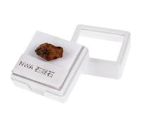 HANABASS Campione di Meteorite Irregolare per Scopi Didattici e Decorativi in Pietra Verde da 1,5g come Strumento di Insegnamento in Aula Colore Casuale