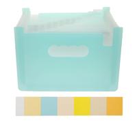 HANABASS Cartellina Portadocumenti A4 13 Tasche e Design a Soffietto, Organizer per Ricevute e Documenti, per Scrivania e Viaggi di Lavoro, Dimensioni 10.2X9.8X6.7 Pollici