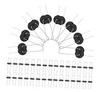 HANABASS Chiodi u per Giardinaggio Chiodi di Fissaggio Picchetti da Rondella di Fissaggio per Recinzioni Tende Tettoie e Tubi da