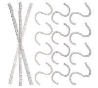 HANABASS Ciglia Finte per Bambole 15 Pezzi Pa e Nailon per Decorazioni Artigianali DIY, Accessori per Styling e Miglioramento di Figurine da Collezione