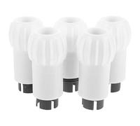 HANABASS Connettore per Supporto per Infusione 5 Pezzi, Adattatore in Plastica Giunto Centrale 25 Mm a 19 Mm, Connettore Asta Portaflebo Stabile per Attrezzature Mediche e Uso Clinico