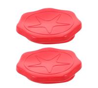 HANABASS Copertura in Gomma per Mozzi Sedia a Rotelle Elettrica Coprimozzi Antiscivolo Resistente All’Usura Assorbimento Urti Protezione Esterna per Ruote Sedia a Rotelle Set 1 Paio