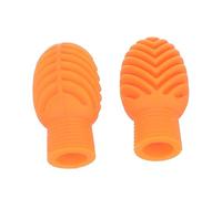 HANABASS Copri-bacchette in Silicone 2 Pezzi per Batteria Smorzatore di Silenzio, Protezioni Mute per Esercitazione senza Rumore, Accessori per Batteristi, Protezione Completa 360°