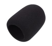 HANABASS Copri Microfono Schiuma Antivento Nero Protezione Soffi e Vento per Microfoni Piccoli Sostituzione Pratica e Durevole per Registrazioni Uffici e Palchi