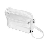 HANABASS Cosmetica Trasparente Con Cerniera Portatrucchi Viaggi Organizer Versatile Per Donne e Ragazze Per Make-up e Toiletries Trasparente