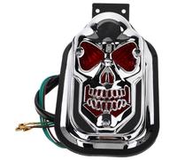HANABASS Faro Skull Per e Scooter Luce Posteriore Con Design Unico Accessorio Per Chopper Cruiser e Bobber Sicurezza Notturna e Stile Distintivo