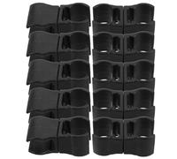 HANABASS Fibbia per Asta Sportiva in Plastica 10 Pezzi, Clip per Palo da Allenamento Calcio e Basket, Attrezzatura Calcio per Esercizi di Agilità e Marcatura Campi