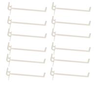 HANABASS Ganci per Pannelli Forati in Abs 100 Pezzi Interasse 2cm Ganci per Appendere Attrezzi e Organizzare Pareti in Negozio o Cantina