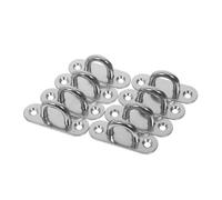 HANABASS Gancio U in Resistente Salsedine Piastra per Soffitto e Parete per Tende da Sole Amache e Altalene Supporto Carico Elevato per Marino e Esterno