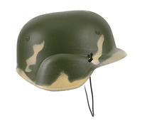 HANABASS Giocattoli Al Casco Mimetico Casco Per Esercito Elmo Dell'esercito Mimetico Ragazzo Soldato Per Giocattoli Camuffare Puntello Esercito Di Costume Plastica Camuffare