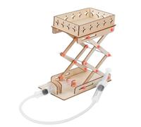 HANABASS Kit Fai da Te Piattaforma Elevatrice Idraulica Giocattolo Educativo Regolabile per Esperimenti Scientifici Laboratorio Creatività e Motricità Fine