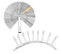 HANABASS Kit Strumenti di Misurazione per Chitarra Professionale 2 Pezzi Righello T a Raggio e Spessimetro per Manutenzione e Regolazione, Compatto e Portatile per Liutai e Chitarristi