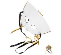 HANABASS Maschera di Serpente Egiziana Decorativa per Halloween da Donna Supporto per Naso Accessorio Cosplay per Feste a Tema Maschera Cosplay per Costume Leggera e Resistente e Halloween