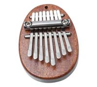 HANABASS Mini Kalimba Portatile in Legno Massiccio Tasti Thumb Piano Compatto per Principianti e Strumento Musicale Versatile e Facile da Suonare