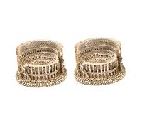 HANABASS Ornamenti in Resina Anfiteatro Romano Decorazione Miniatura per Bonsai da Tavolo, Set 2 Pezzi, Superficie Liscia Resistente, Arte Giardinaggio e Decorazione Casa