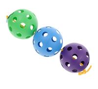 HANABASS Palla Forata Resistente per Giocattolo Sensoriale Creativo e Divertente Accessorio Educativo per Ragazzi e Ragazze Colori Blu Verde