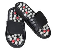 HANABASS Pantofole Massaggianti per Piedi in Gomma Antiscivolo Calzature per Agopressione Punti di Pressione Pantofole Estive da Casa Unisex 42-43