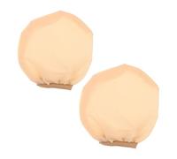 HANABASS Paralume Diffusore Tessuto Antiriflesso per Lampada 2 Pezzi 5-7 Cm Colore Beige Copertura Luce Soffusa per Cameretta e Allattamento Notturno