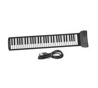 HANABASS Pianoforte Pieghevole Silicone per Tastiera Elettronica Portatile con Toni Ritmi Speaker e Jack per Cuffie Perfetta per Principianti e Studenti