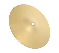 HANABASS Piatto Crash per Batteria Jazz 8 Pollici in Ottone Accessorio Sostitutivo per Strumento a Percussione Facile da Montare e Compatibile Tutti i Tipi Batteria