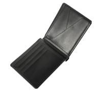 HANABASS Portafoglio Vuoto per Uomo in Pelle PU, Pieghevole e Resistente | Bianco, Design Separato, per Casa e Ufficio, Sicurezza per Dati Personali e Finanziari, Regalo