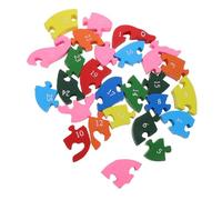 HANABASS Puzzle 3D Legno per 26 e Educativo Abc da Costruzione Colorati per Sviluppo Motorio e Abilità Sociali