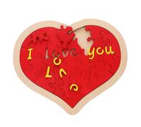 HANABASS Puzzle a Forma Cuore in Legno per Anniversari e Matrimoni per Decorazione Romantica per Feste Attività Rilassante in Legno e Matrimonio